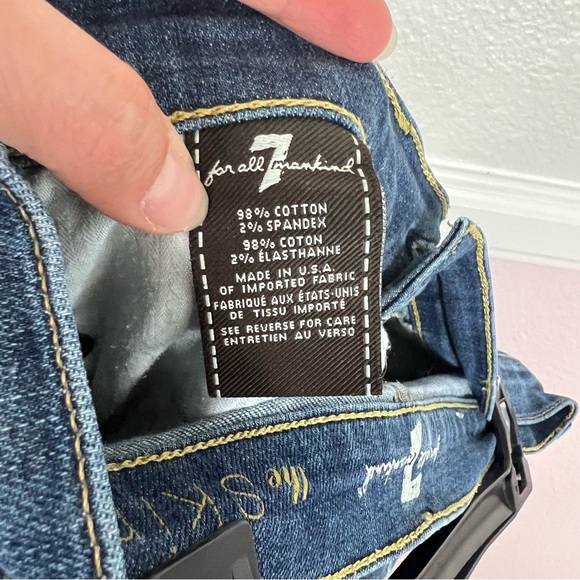 7 For All Mankind Jeans -The Skinny -Size 26 - Picture 8 of 16